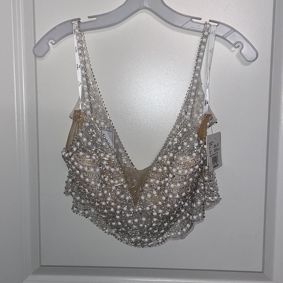 David’s Bridal 2 Piece Wedding Dress 10/12 - Picture 2 of 14